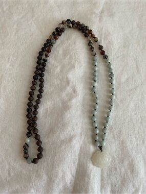 Tigers eye Mala necklace